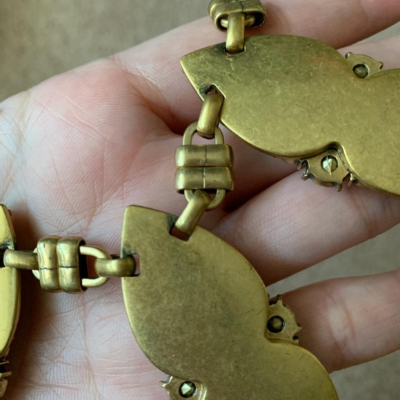 J. Crew gold & rhinestone necklace - Picture 10 of 10
